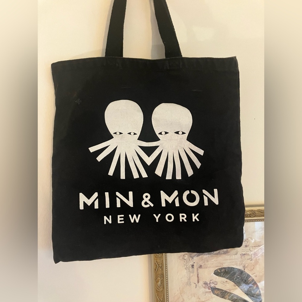 Min & Mon Black Tote Bag